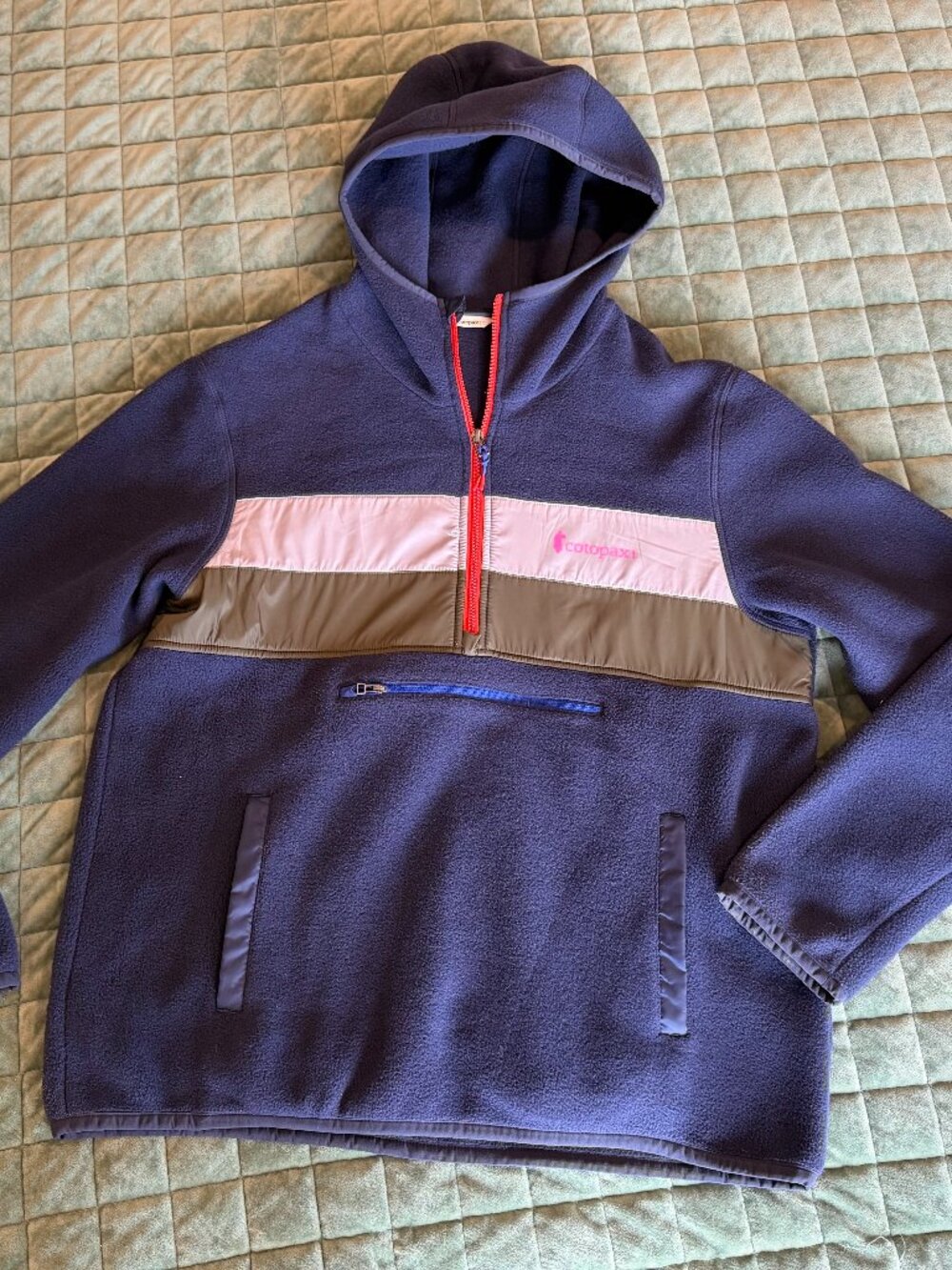 Size XL Cotopaxi Teca Fleece Hooded Half-Zip Jacket